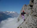 The Klettersteig above Gadmen offers fine climbing almost for everyone