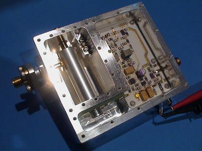 The silver plated body with ceramic printed board